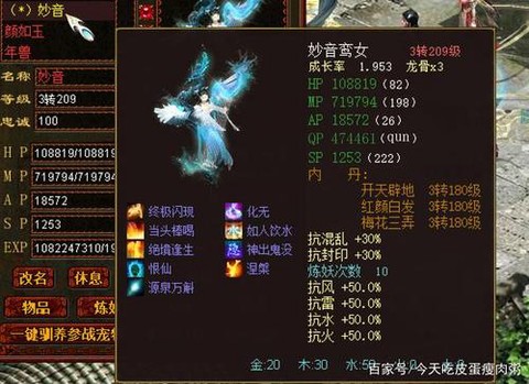 大话2女仙带什么宝宝