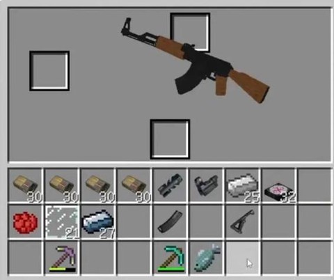 我的世界手机版怎么做枪视频[图1]