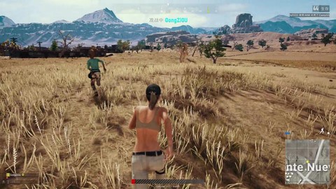 绝地求生怎么锁定跑步